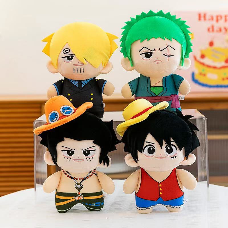 Kids Toys Return Gift - Anime 23cm Plüschtiere Luffy Zoro Ace
