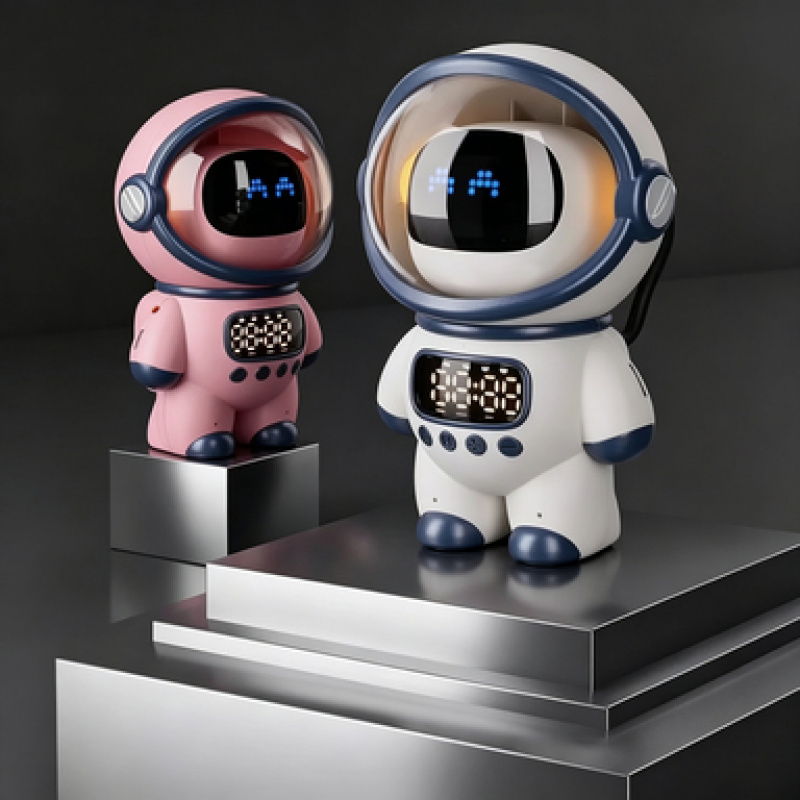 Kids Y Toys - 2026 Neuer KI-Smart-Sprachchat-Roboter Bluetooth-Lautsprecher Digitaler Wecker