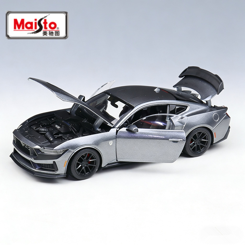 Kids Toys Horse - 1:24 Mustang Dark Horse 2024 Legierung