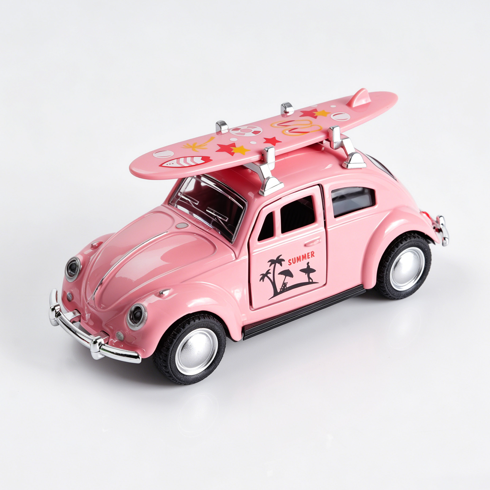 Kids Y Toys - 1:36 Rosa Volkswagen Käfer Modellauto mit