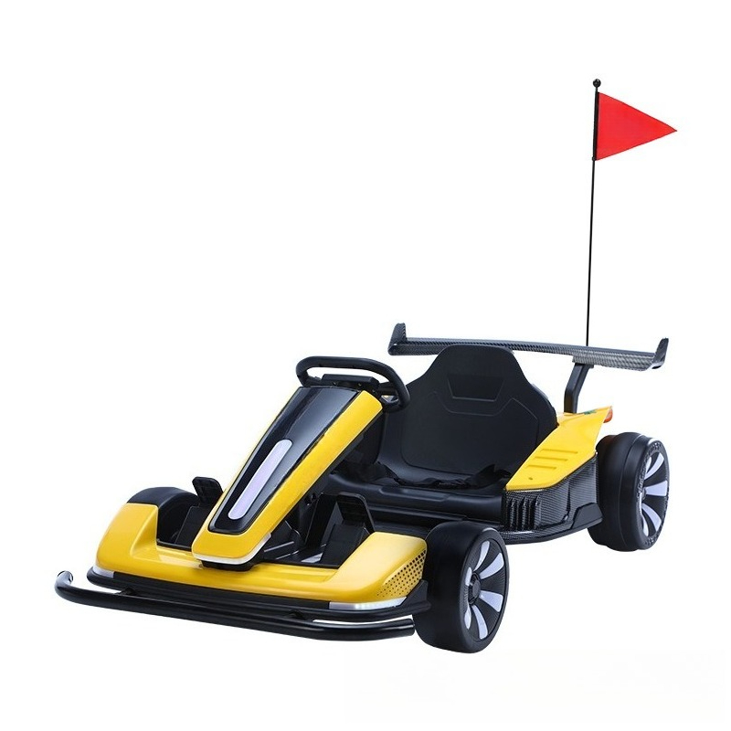 Kids Toys Electric Car - Elektrisches Drift-Gokart mit Doppelantrieb und Fernsteuerung,