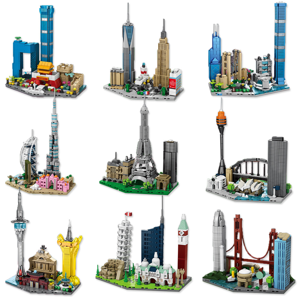 Kids Toys Dubai - Berühmte Stadt Skyline Bausteine Italien Australien