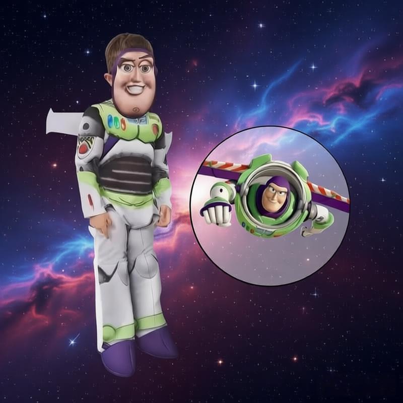 Kids Toys Set - Buzz Lightyear Kostüm für Kinder, Superhelden-Kostüm,
