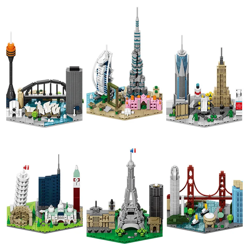 Kids Toys Dubai - Frankreich Dubai City Street View Bausteinsteine