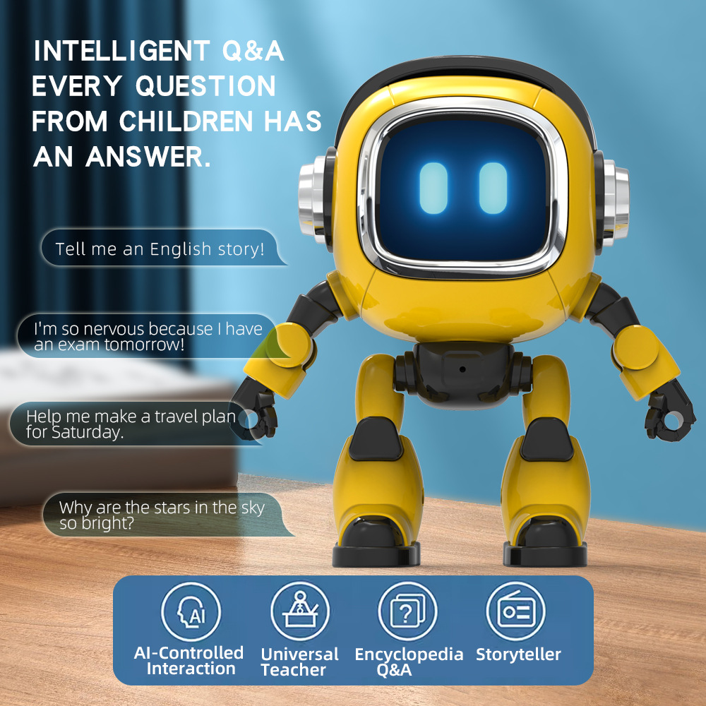 Kids Y Toys - DeepSeek KI-Sprachgesteuerter RC-Roboter Intelligenter Sprachassistent Geschichtenerzähler