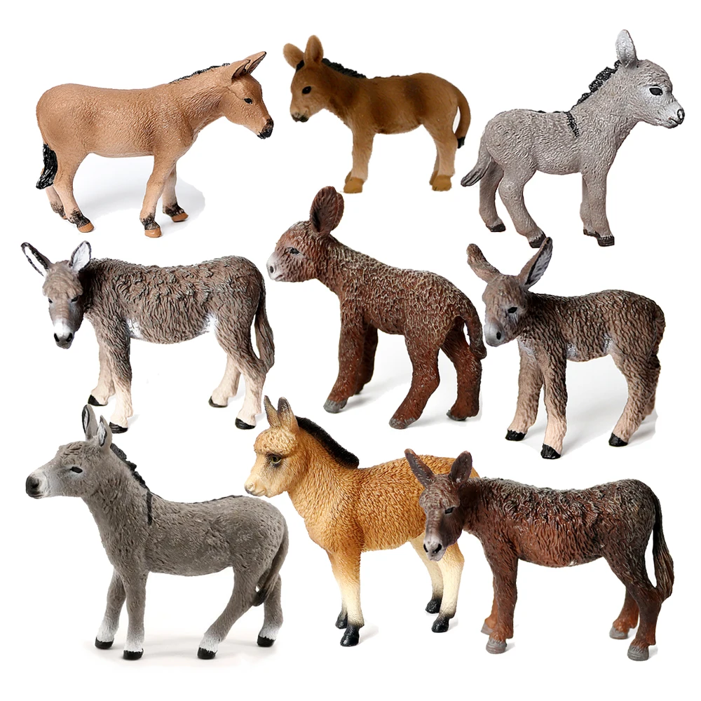 Kids Toys Horse - Esel Modell Spielzeug Tiere Figuren Bauernhof