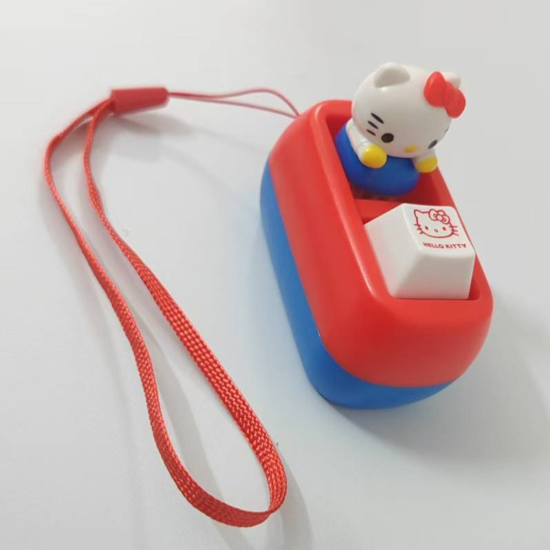 Kids Toys Return Gift - Hello Kitty Aufnahmefähiger Sprachknopf Schlüsselanhänger Niedlicher