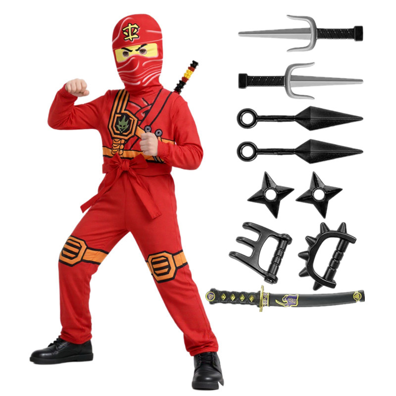 Kids Toys Set - Ninja Phantom-Kostüm für Kinder, japanischer Samurai,