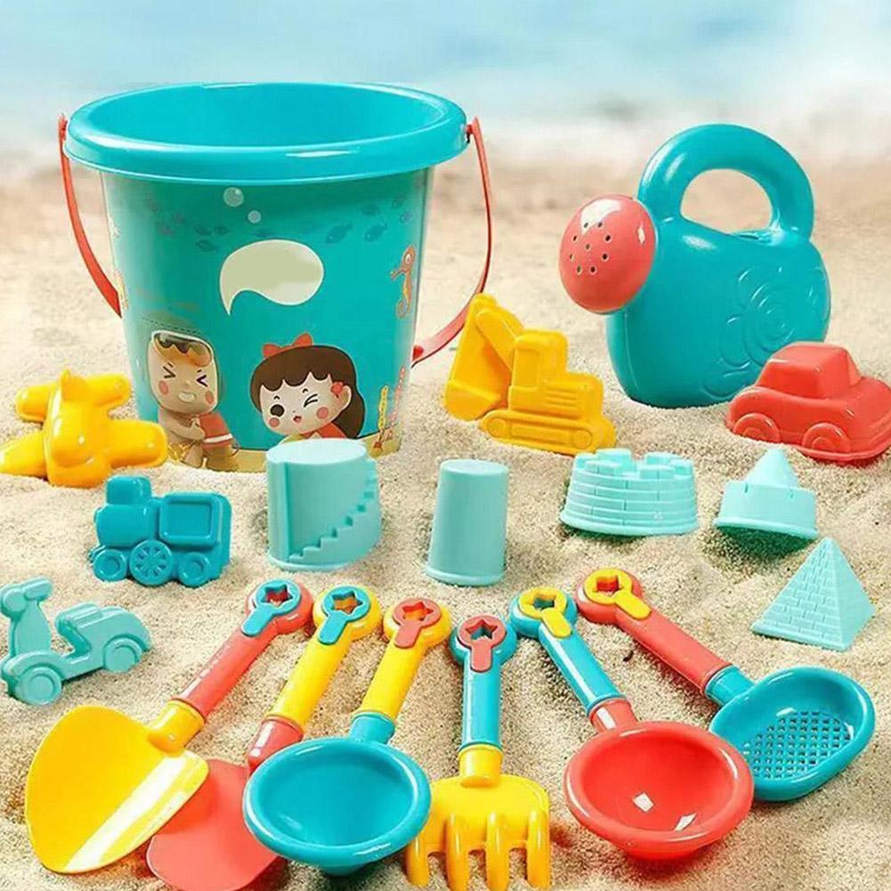 Kinetic Sand Mold - Strand-Sandspielzeug-Set für Kinder, langlebiger Kunststoff, Sommer-Pool-Strandspiel-Set,