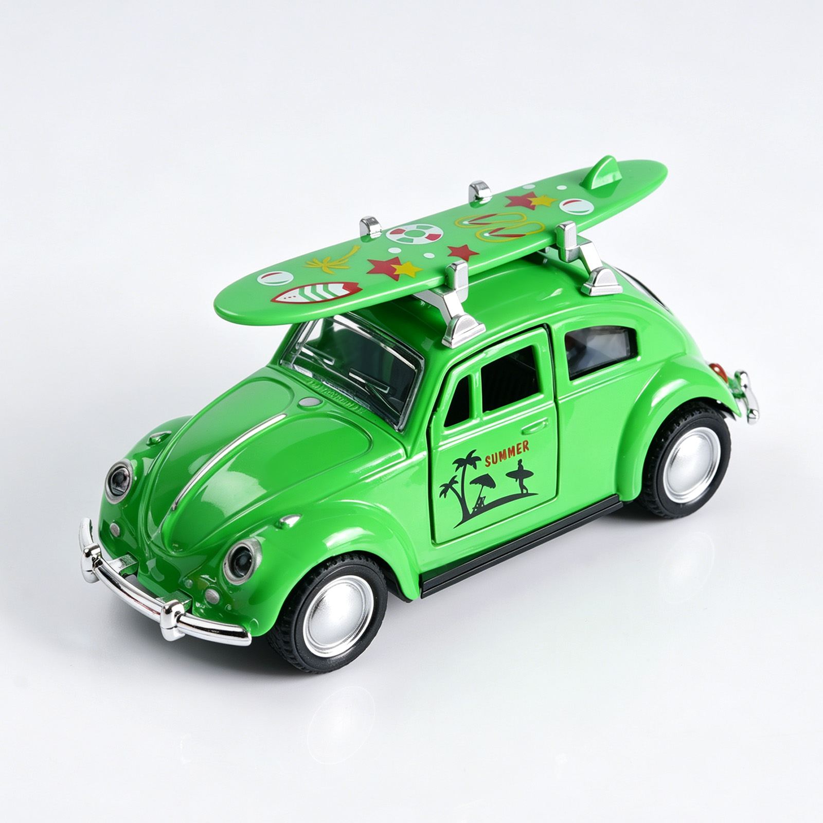 Kids Y Toys - Retro Grüner Käfer Druckgussauto, 1:36 Maßstab