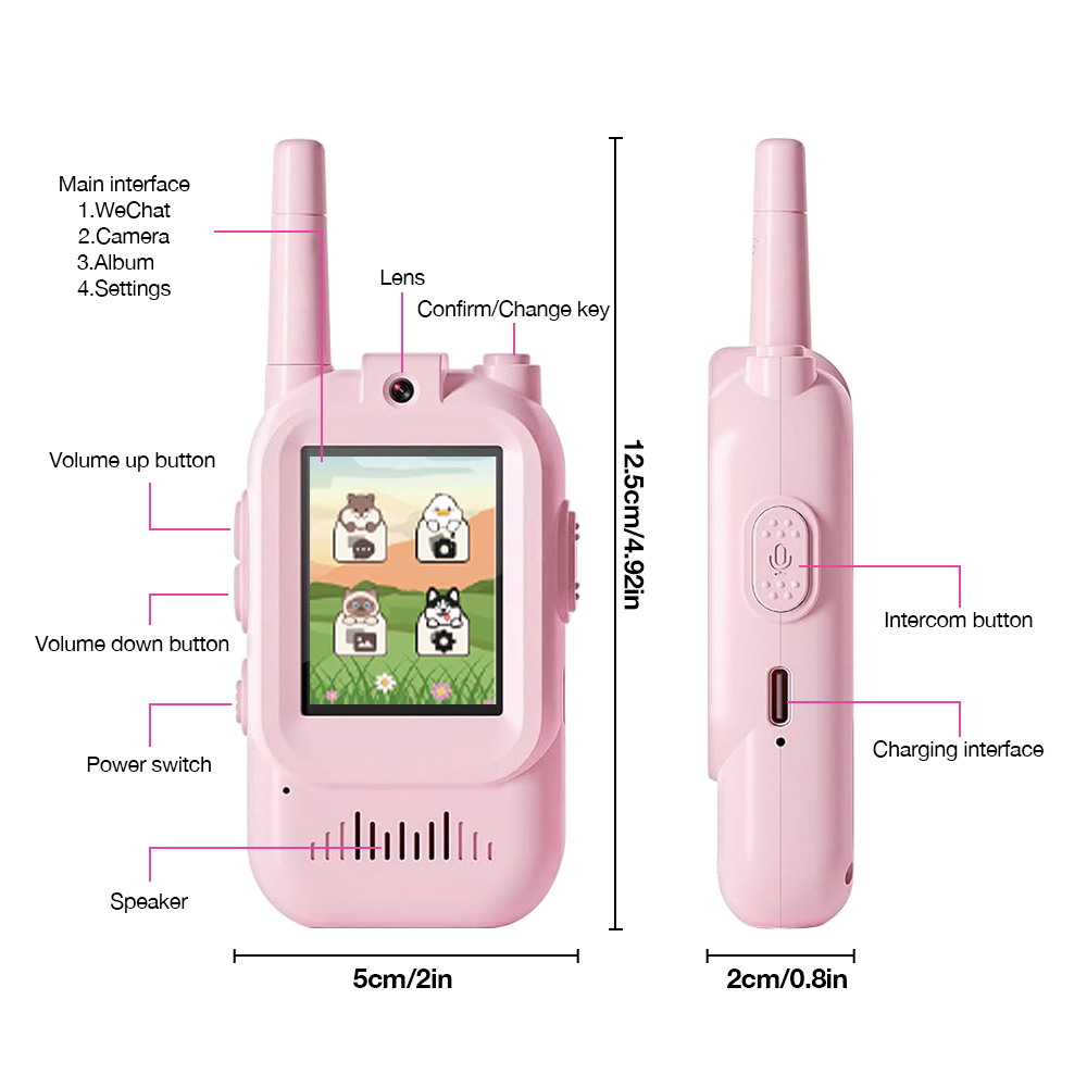 Kinder-Walkie-Talkies mit Akku – Toys For Kids Video Bewertung und Preis