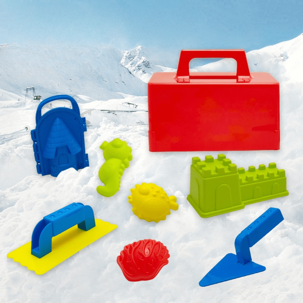 8-teiliges Winter-Schnee-Spiel – Kinetic Sand Mold Bewertung und Preis