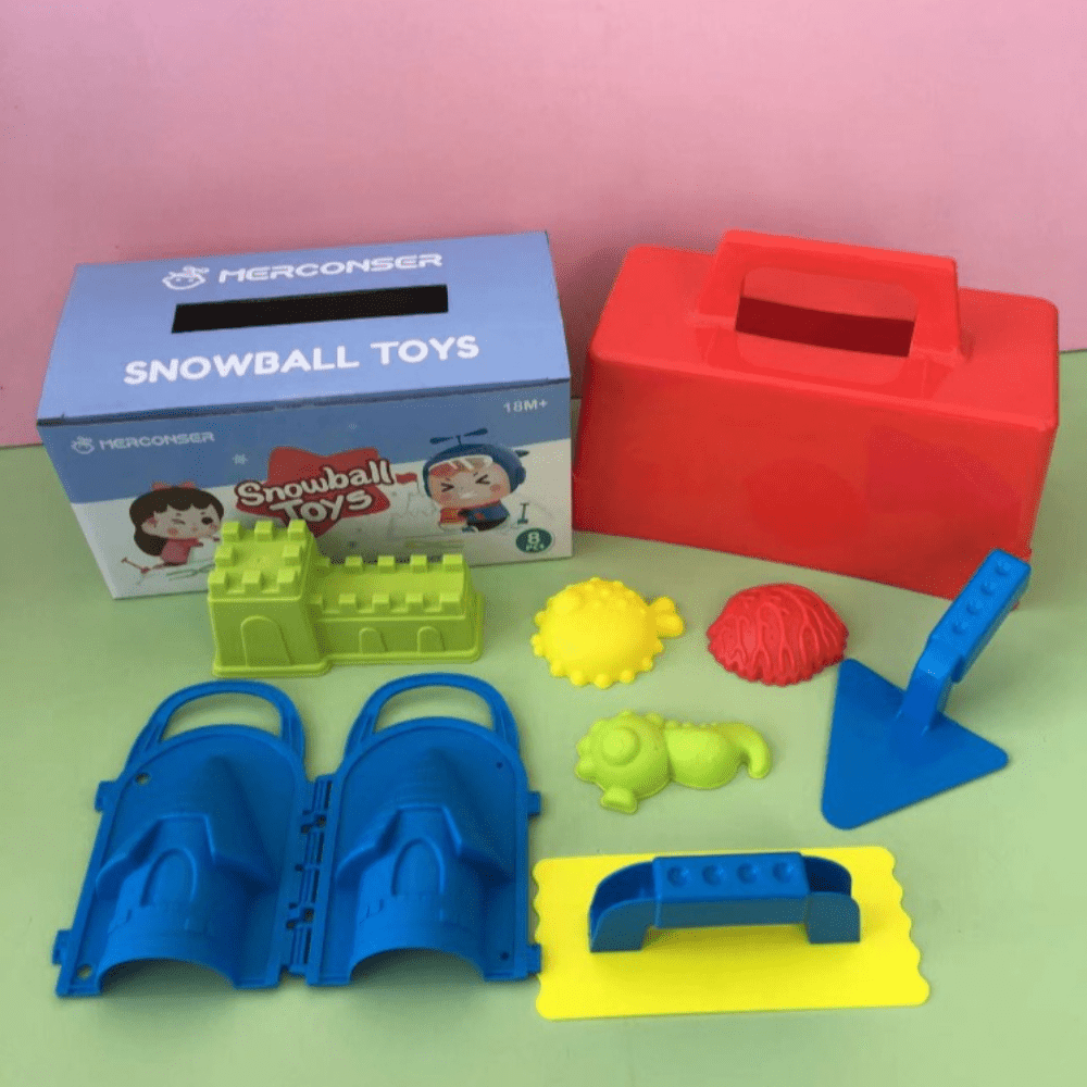 8-teiliges Winter-Schnee-Spiel – Kinetic Sand Mold Bewertung und Preis