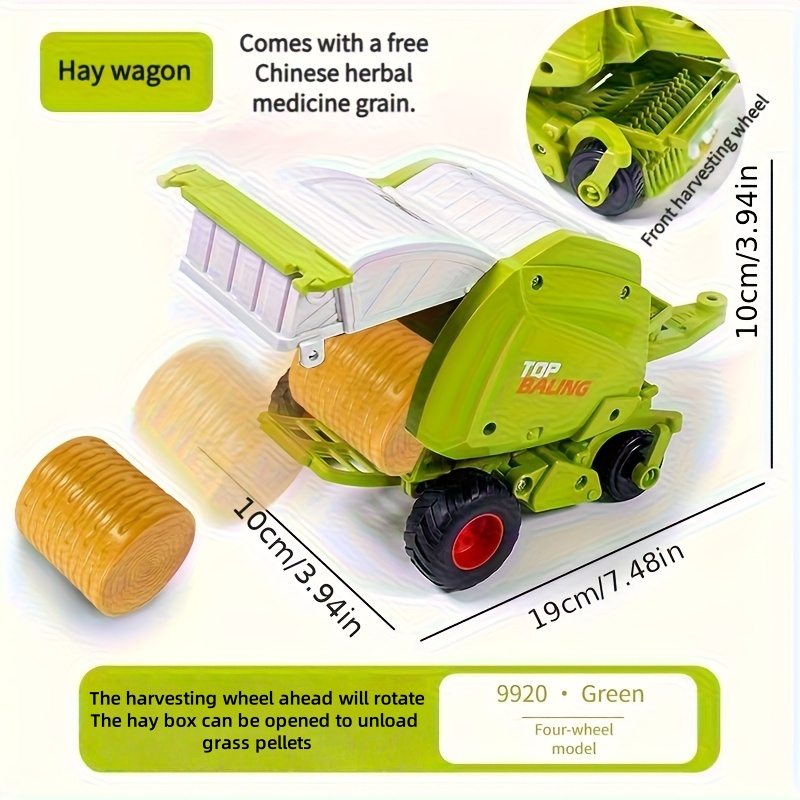 1:24 Trägheits-Landwirtschafts – Kids Toys Return Gift Bewertung und Preis