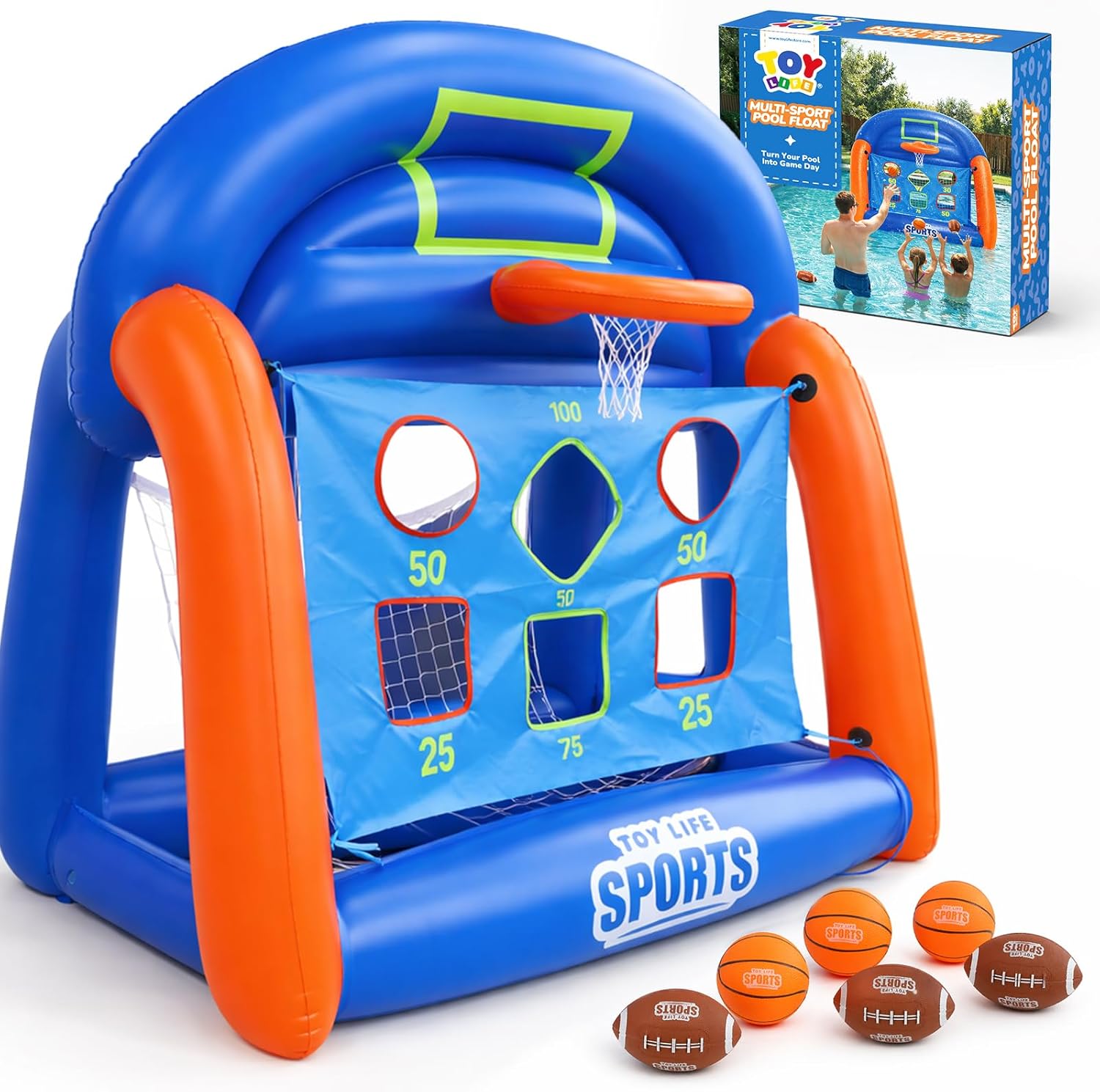 Aufblasbare Multi-Sport-Poolsp – Kids Toys Set Bewertung und Preis