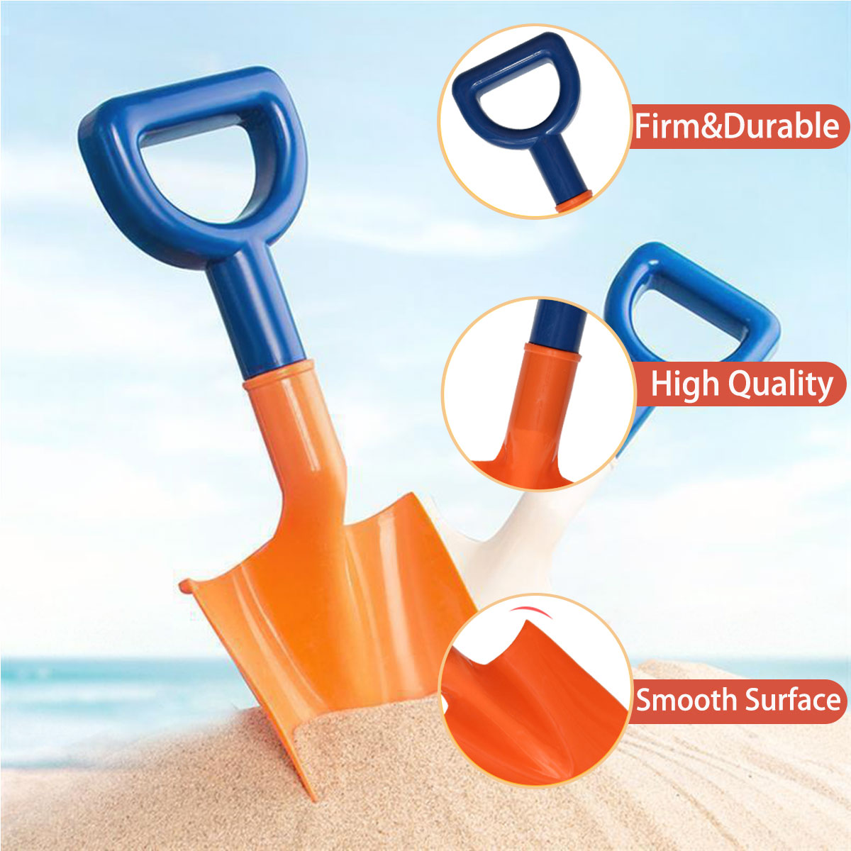 1/2PCS Kinder Strand Schaufel  – Kinetic Sand Mold Bewertung und Preis
