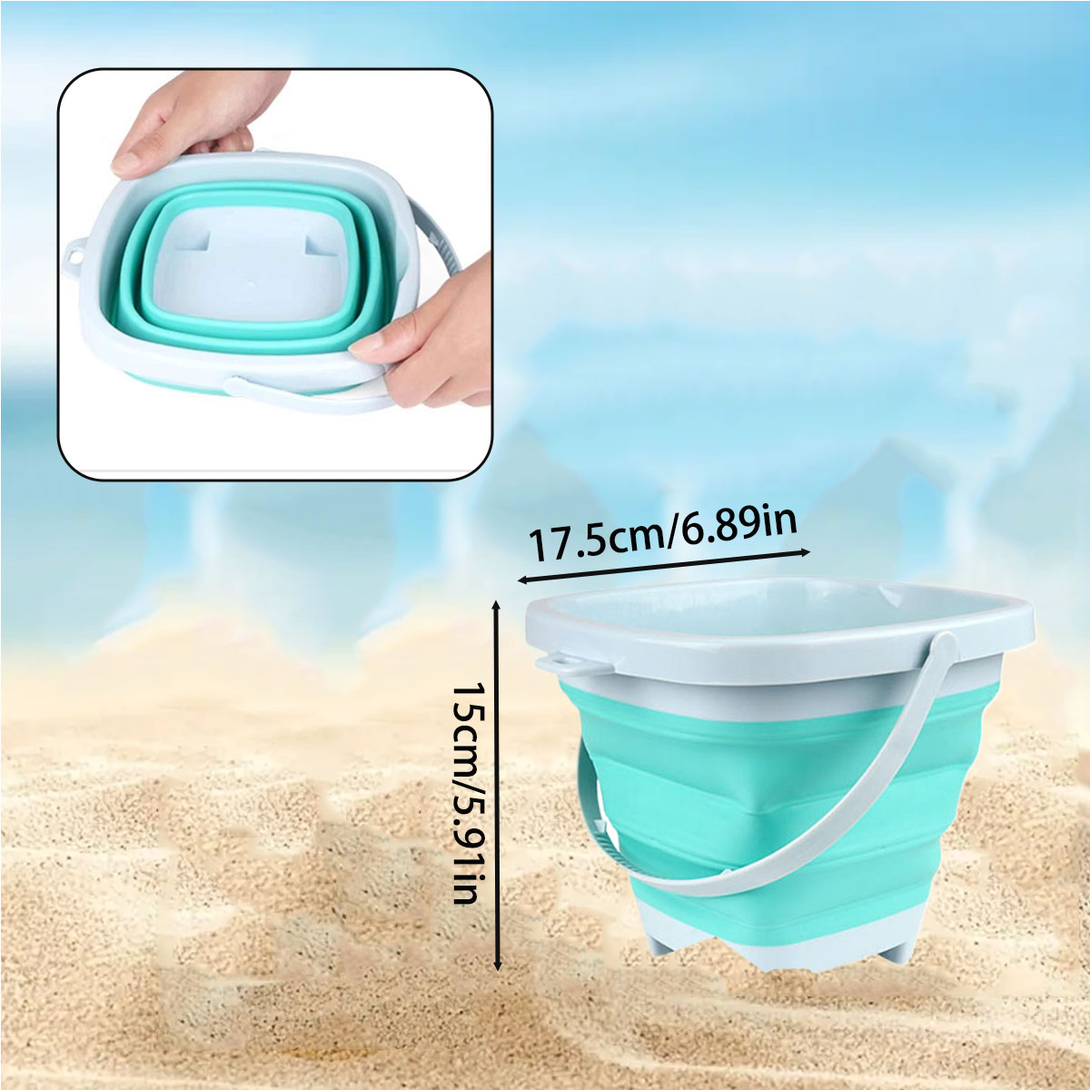 1/2PCS Kinder Strand Schaufel  – Kinetic Sand Mold Bewertung und Preis