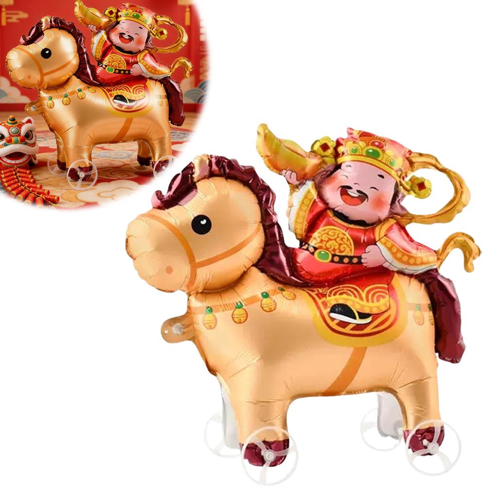 Cartoon-Tier-Thema 3D-Ballon P – Kids Toys Horse Bewertung und Preis