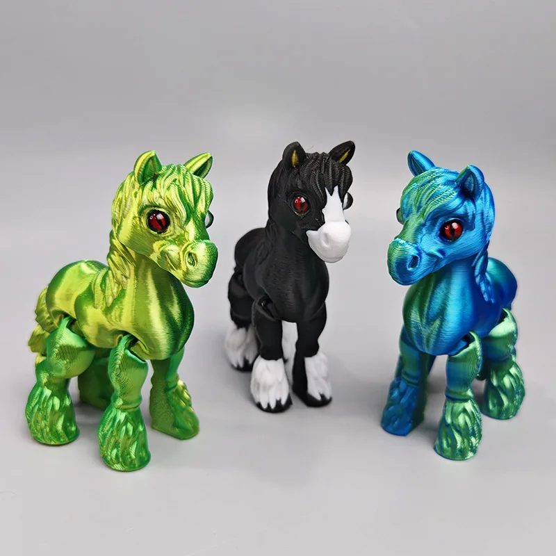 3D Gedruckt Multi-gelenk Beweg – Kids Toys Horse Bewertung und Preis
