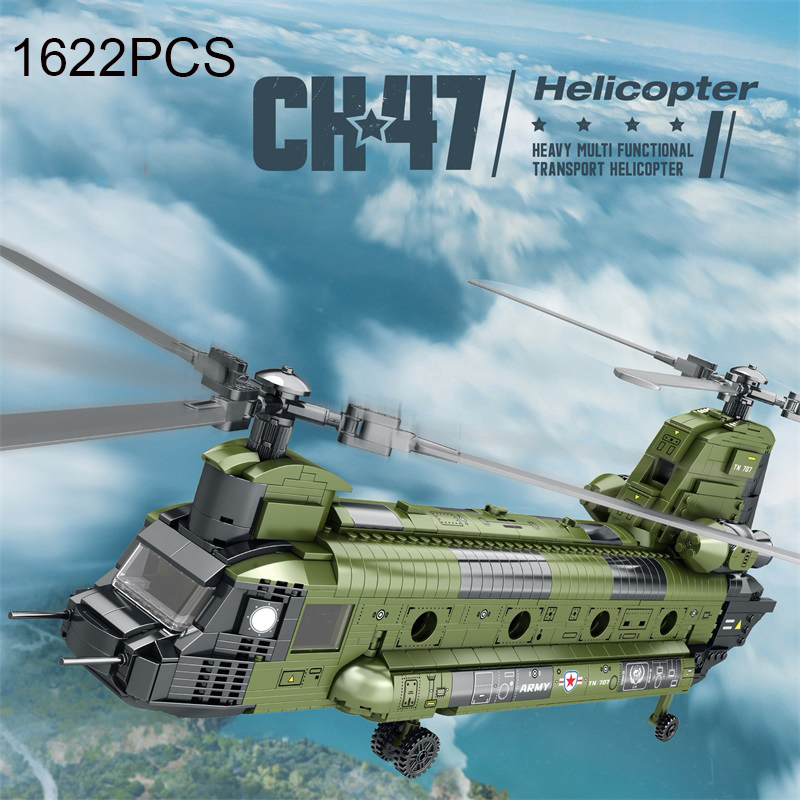 1622pcs CH-47 Chinook Transpor – Kids Toys Helicopter Bewertung und Preis
