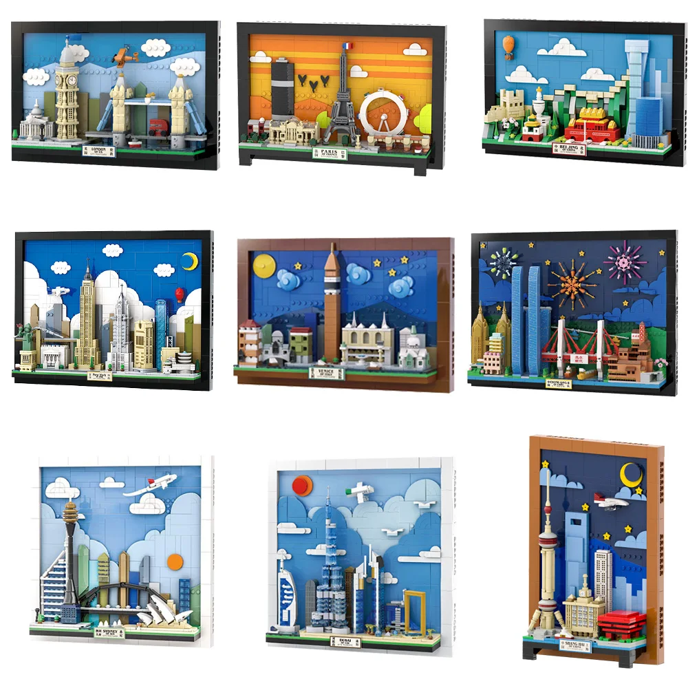 New York Bausteine Stadt Postk – Kids Toys Dubai Bewertung und Preis