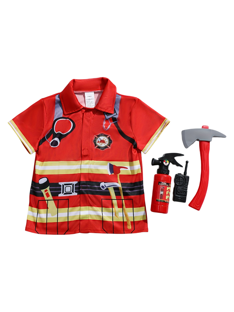 Kinder-Feuerwehrmann-Shirt mit – Kids Toys Set Bewertung und Preis