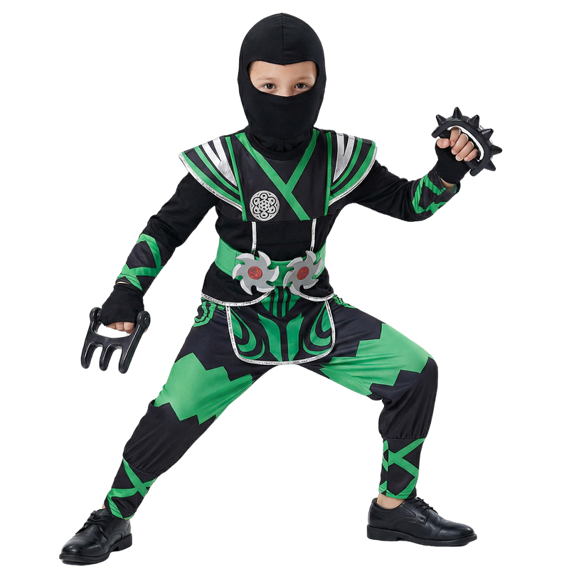 Grünes Ninja-Kostüm für Kinder – Kids Toys Set Bewertung und Preis