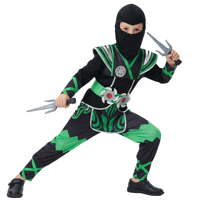 Grünes Ninja-Kostüm für Kinder – Kids Toys Set Bewertung und Preis