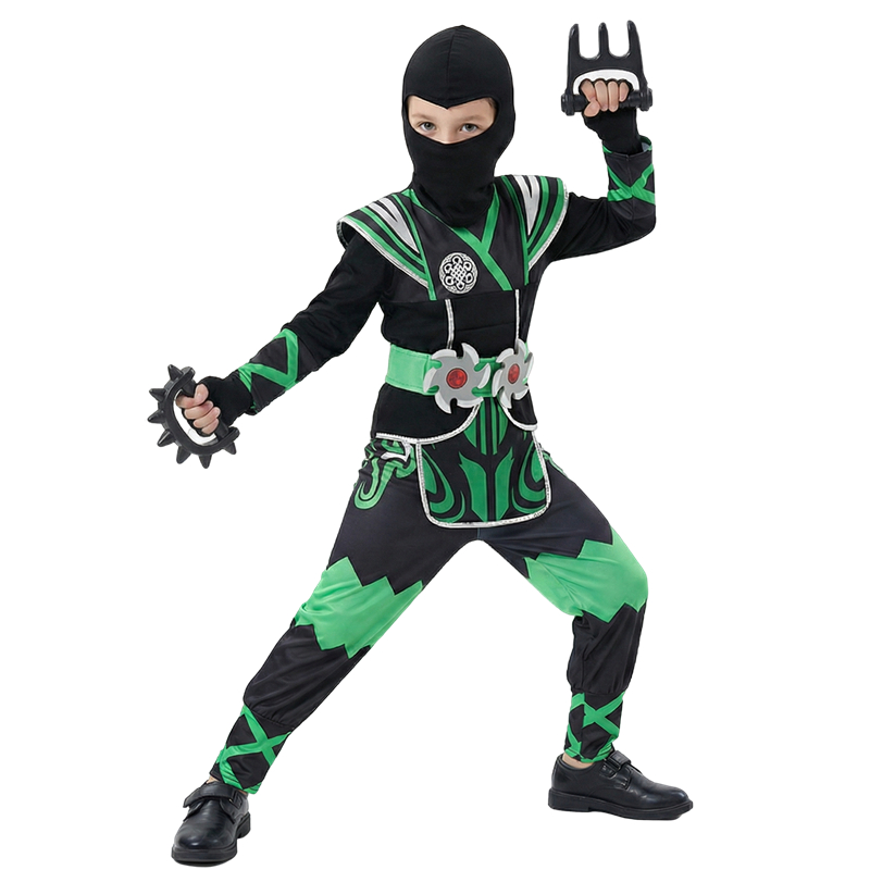 Grünes Ninja-Kostüm für Kinder – Kids Toys Set Bewertung und Preis