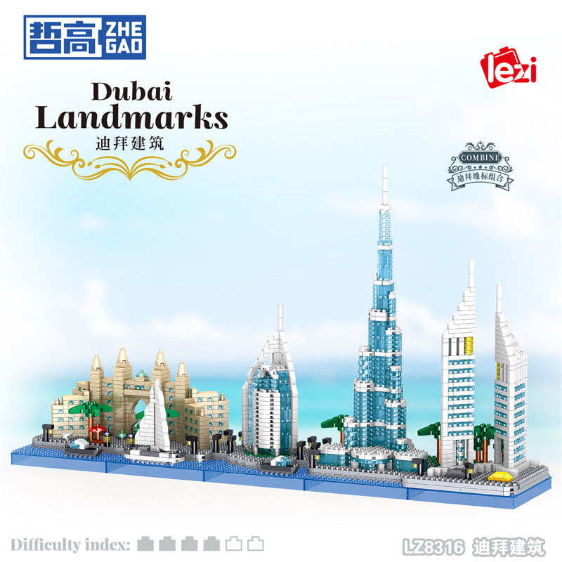 Dubai Skyline Architektur-Gebä – Kids Toys Dubai Bewertung und Preis