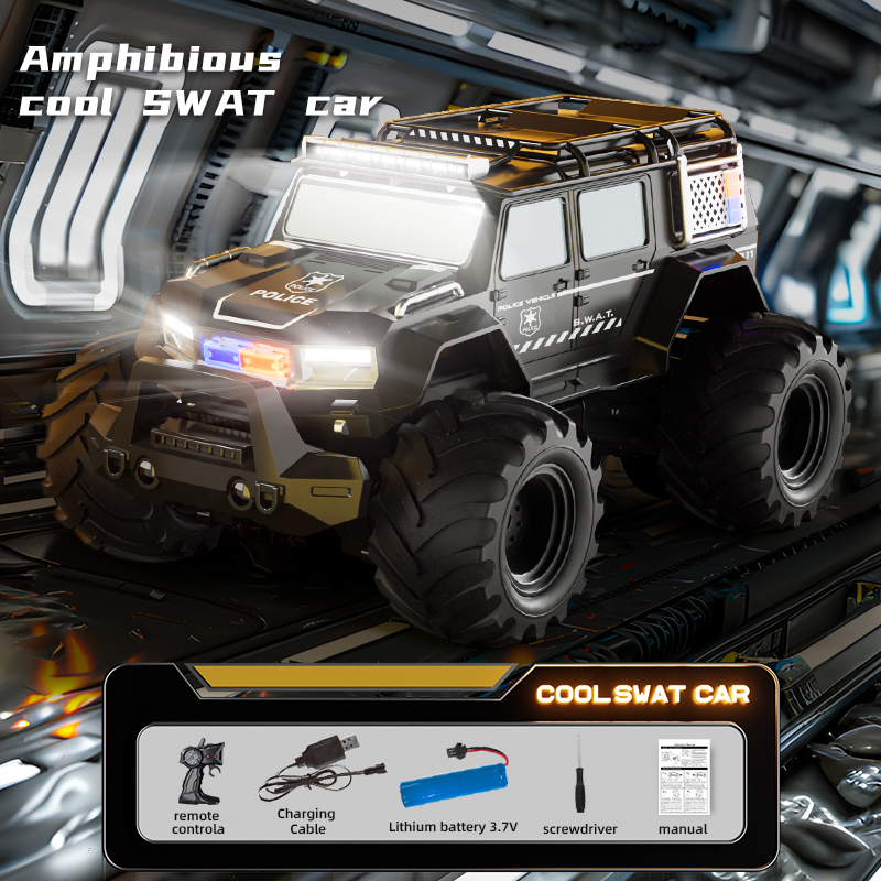 RC Polizeiautos Amphibienfahrz – Kids Toys Electric Car Bewertung und Preis