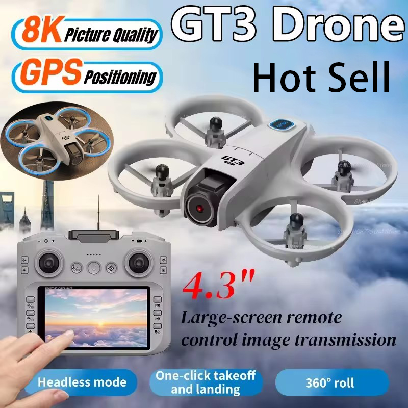 Neue GT3 MAX Drohne 8K HD 4,3  – Toys For Kids Video Bewertung und Preis