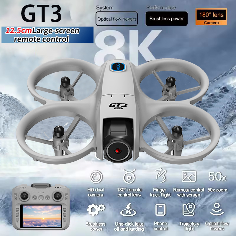 Neue GT3 MAX Drohne 8K HD 4,3  – Toys For Kids Video Bewertung und Preis