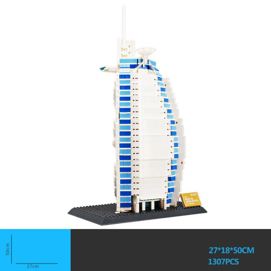 Weltberühmte Architecure Burj  – Kids Toys Dubai Bewertung und Preis