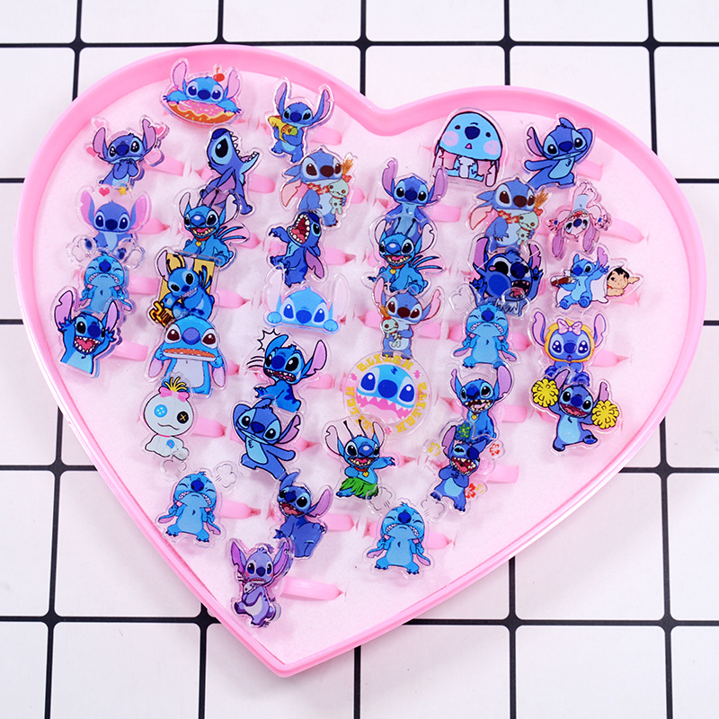 Stitch Acryl-Ring 10/20 Stück  – Kids Toys Return Gift Bewertung und Preis