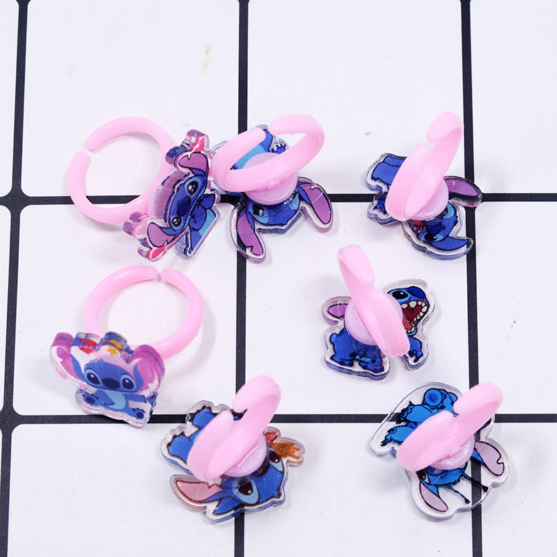 Stitch Acryl-Ring 10/20 Stück  – Kids Toys Return Gift Bewertung und Preis