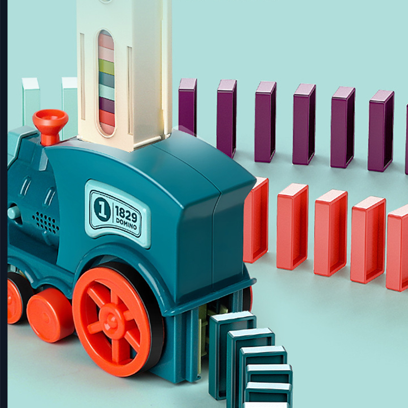 Kinder elektrische Domino Zug  – Kids Toys Electric Car Bewertung und Preis