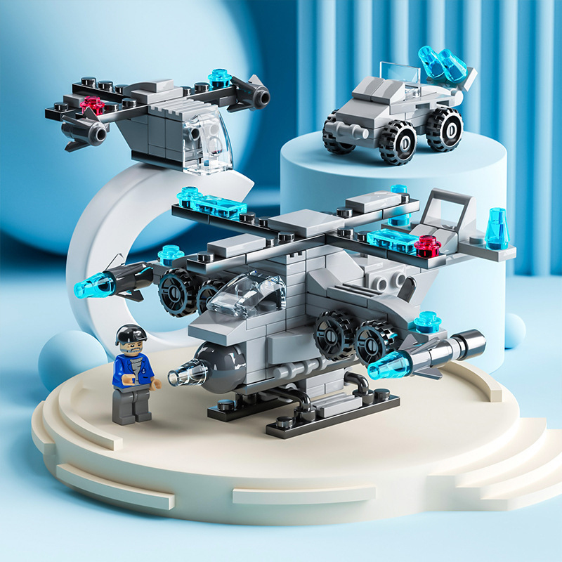 Mini-Stadtfahrzeug-Baukasten D – Kids Toys Helicopter Bewertung und Preis