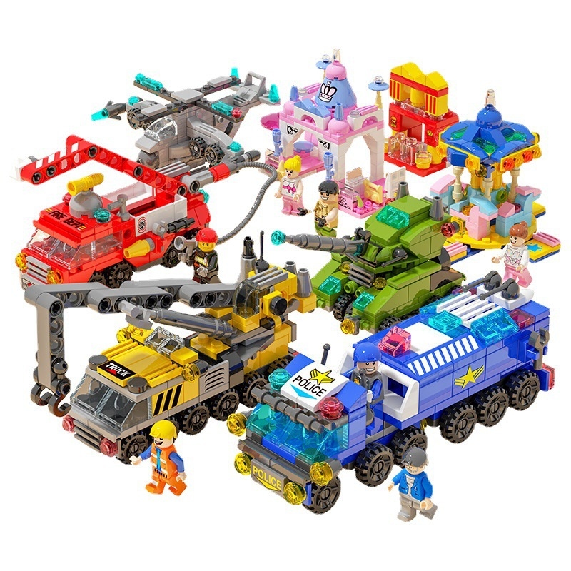 Mini-Stadtfahrzeug-Baukasten D – Kids Toys Helicopter Bewertung und Preis