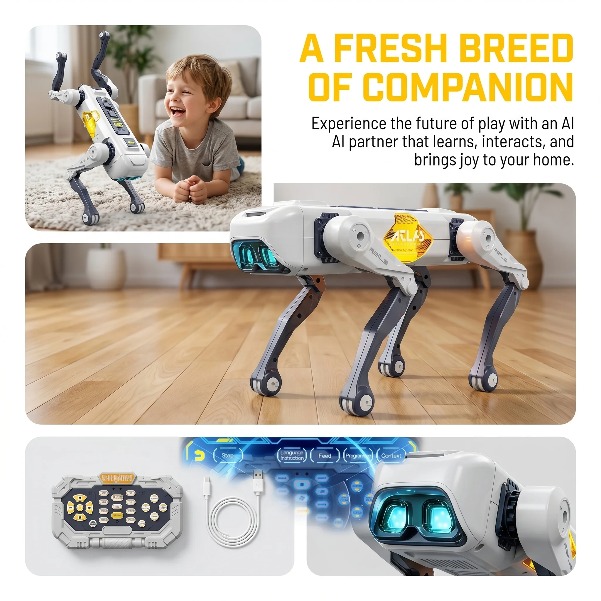 KI-Smart-Roboterhund, Sprach-  – Kids Y Toys Bewertung und Preis