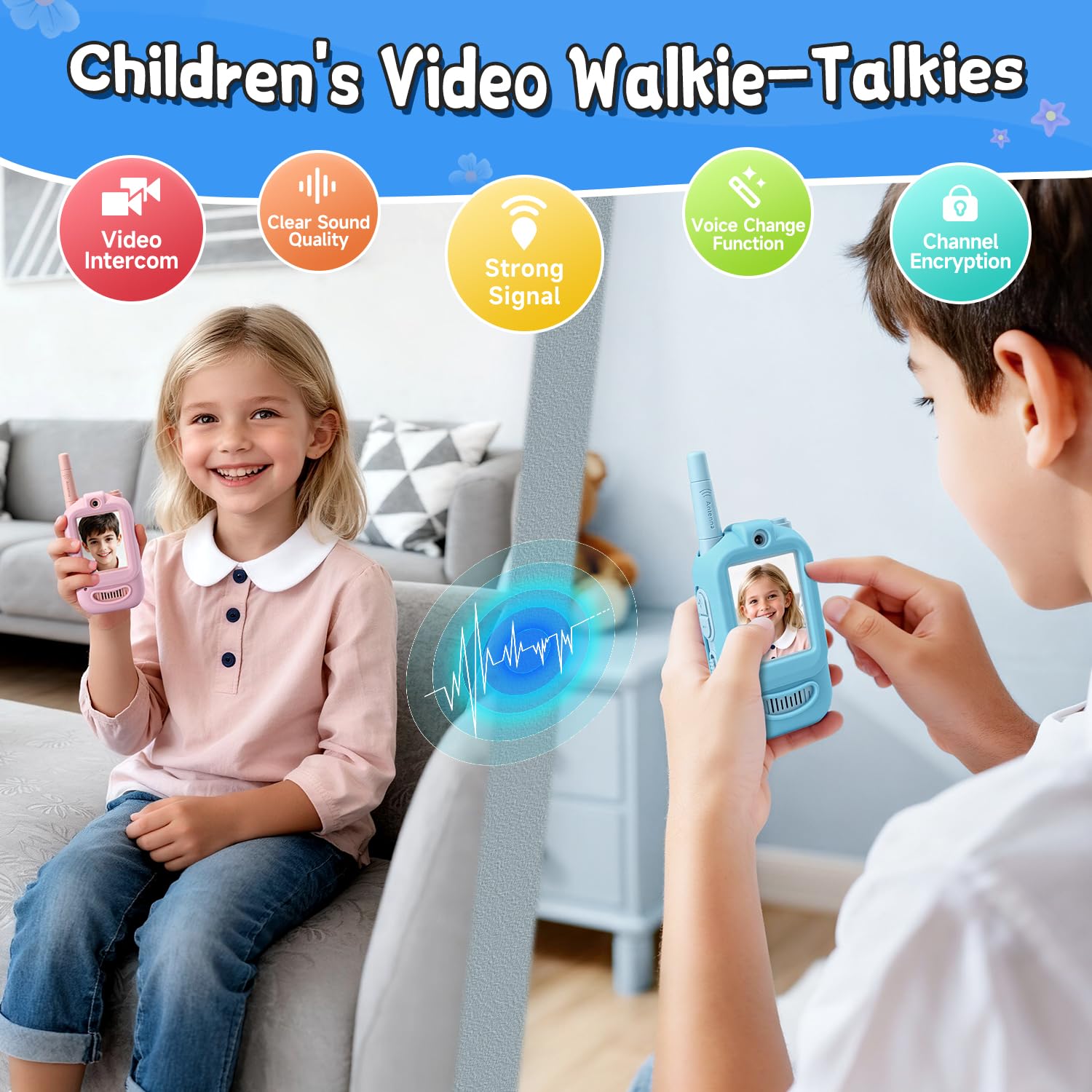 Kinder-Video-Walkie-Talkies, 2 – Toys For Kids Video Bewertung und Preis