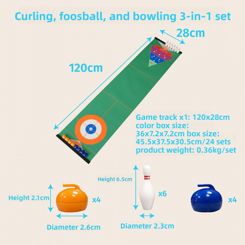 Curling-Tischspiel-Set, Mini-E – Kids Toys Set Bewertung und Preis