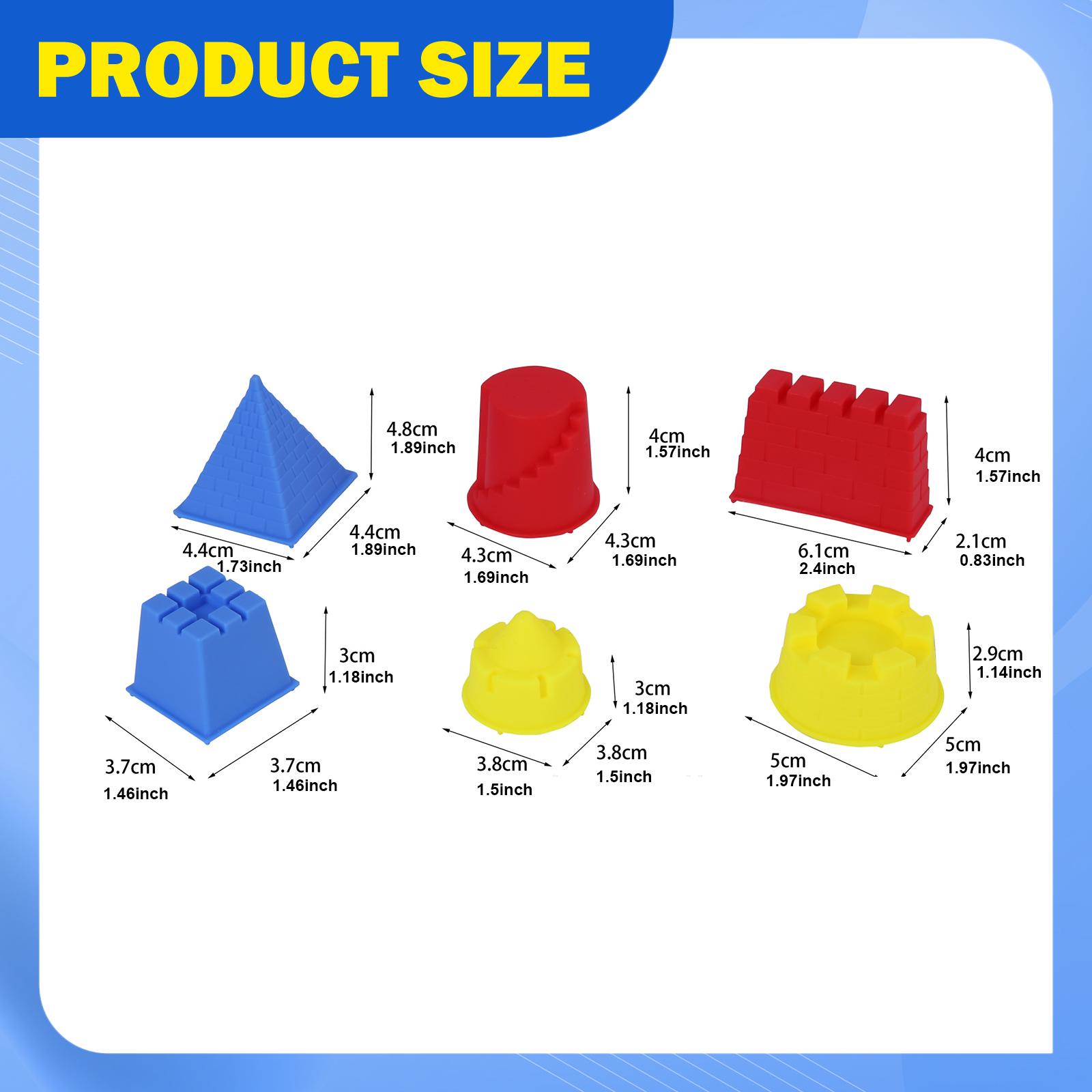 3x Strand-Sandspielset Tragbar – Kinetic Sand Mold Bewertung und Preis