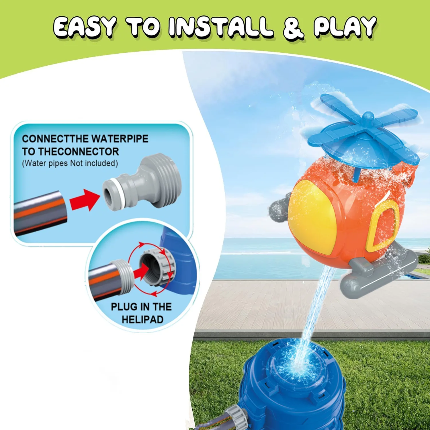 Hubschrauber Sprinkler Wassers – Kids Toys Helicopter Bewertung und Preis